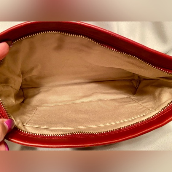 Red Coach Bag. Used. - Picture 4 of 4